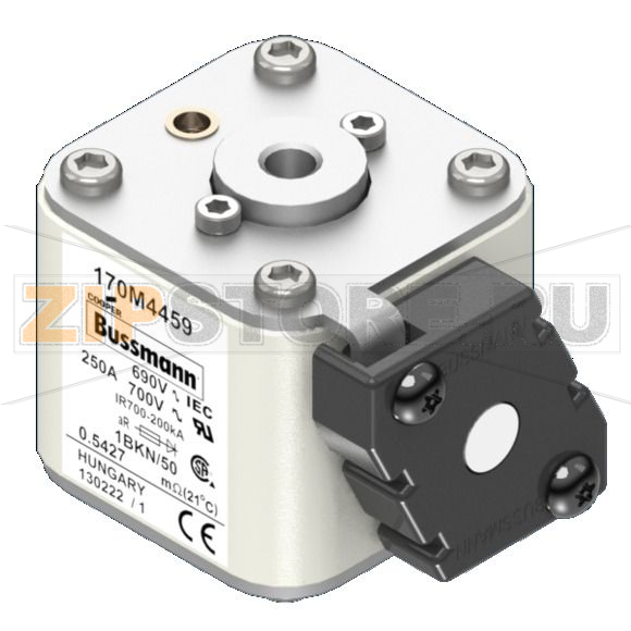Предохранитель, 250 A, AC 690 В, 200 кА, size 1, aR, IEC UL Eaton FUSE 250A 690V 1*BKN/50 AR UC 