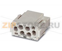 Модуль HEAVYCON для установки штыревых контактов Phoenix Contact HC-M-06-MOD-ST