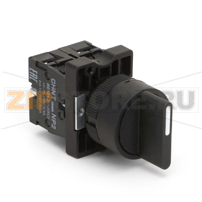 Переключатель, 3 положения, 1НО+1НЗ, IP40 Chint NP2-ED35 