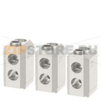 АКСЕССУАР ДЛЯ VL400, CIRCULAR COND. TERMINAL COMPRISES 4 CIRC. CONDUCTOR TERMINALS AND TERMINAL COVER 4-ПОЛ. Siemens 3VL9460-4TF40