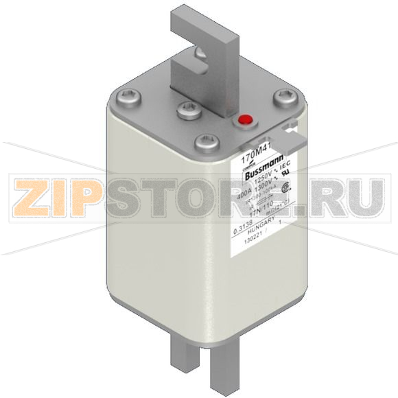 Предохранитель, 400 A, AC 1250 В, 100 кА, size 1, 53x66x138 мм, aR, DIN, IEC Eaton FUSE 400A 12 