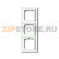Рамка трехместная, белый бархат ABB 2CKA001754A4416