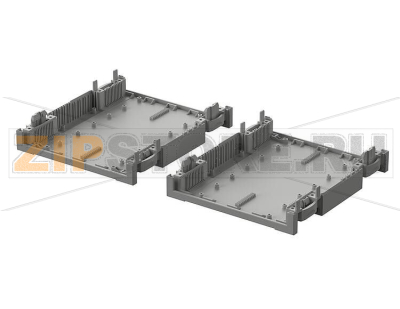 Корпус закрытый, 174x196.9x49.96 мм U 3 HP 6 Bopla BO 32006 