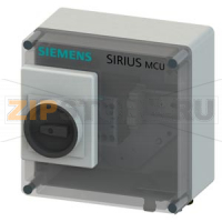 ПУСКАТЕЛЬ ЭЛЕКТРОДВИГАТЕЛЯ SIRIUS MCU, СТЕПЕНЬ ЗАЩИТЫ IP55, ПЛАСТИКОВЫЙ КОРПУС, БЕЗ КОММУНИКАЦИИ, ЭЛЕКТРОМЕХАНИЧЕСКАЯ КОММУТАЦИЯ, ЗАЩИТА ОТ КЗ: АВТОМАТИЧЕСКИЙ ВЫКЛЮЧАТЕЛЬ, МАКСИМАЛЬНЫЙ НОМИНАЛЬНЫЙ ТОК 0.63A Siemens