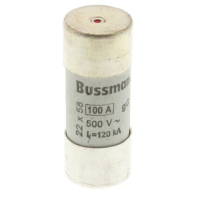 Предохранитель, 100 A, AC 500 В, 120 кА, 22x58 мм, gL/gG, IEC Eaton CYLINDRICAL FUSE 22X58 100A G