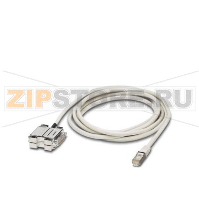 Адаптер для PSR-RSM Phoenix Contact CABLE-25/8/250/RSM/SIMO611D 25/8-контактов, длина кабеля 2,5 м, для устройств управления: Siemens, Heidenhain.Минимальный заказ: 1 шт.Упаковка: 1 шт.