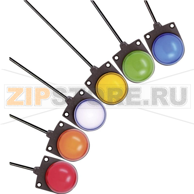 Лампочка светодиодная, колпакообразная, 1 шт IDEC LH1D-D2HQ4C30RG 