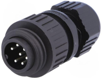 Разъем круглый, от -40 до +90°C, IP67 Hirschmann CA 6 LS