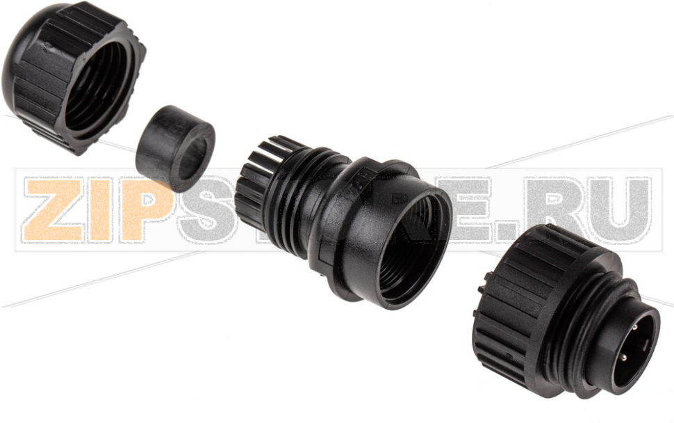 Разъем круглый, от -40 до +90°C, IP67 Hirschmann CA 6 LS 