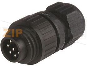 Разъем круглый, от -40 до +90°C, IP67 Hirschmann CA 6 LS 