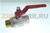 VALVOLA A SFERA G1/2 M/F LEVA ROSSA,