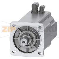 SIMOTICS S-1FK2 HI Серводвигатель М0 = 22 Нм; PN = 2,9 кВт при нн = 1500 оборотов в минуту (380-480); Степень защиты IP65; Вал D32x58 мм с шпонкой; Абсолютный датчик 22-бит + 12-битный Многооборотные (кодер AM22DQC); С DRIVE-CLiQ штекер M17; размер разъем