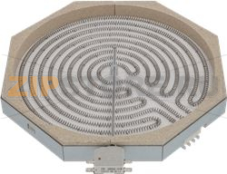 RADIANT HEATING ELEMENT OCTAGON. ø 300mm 