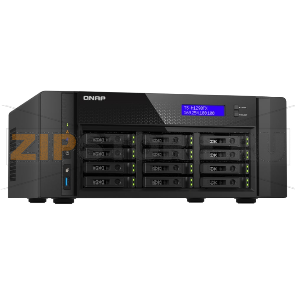 Накопитель сетевой QNAP TS-H1290FX 