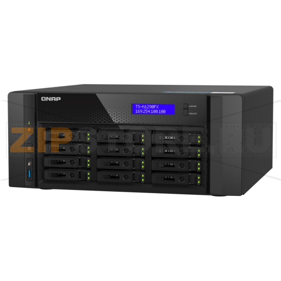Накопитель сетевой QNAP TS-H1290FX 