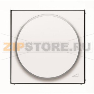 Накладка с поворотной ручкой для механизма поворотного светорегулятора, альпийский белый ABB 2CLA856020A1101 