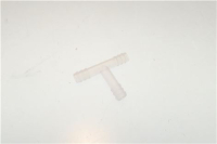 RACCORDO A T PLASTICA TRASP. dm. 8
