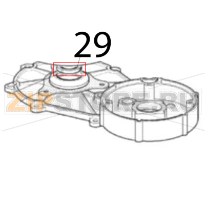 Gasket smim 2232/5.5 Scotsman AF 124 Gasket smim 2232/5.5 Scotsman AF 124Запчасть на деталировке под номером: 29