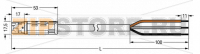 Кабель соединительный; Eca; штекер/открытый; 3-полюса; код. S; H05VV-F 3 x 1,5 мм; 3 м; 1,50 mm; коричневые Wago 774-9973/206-305