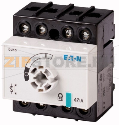 Разъединитель силовой, DCM, 40 A, 4-полюсн Eaton DCM-40/4-SK 