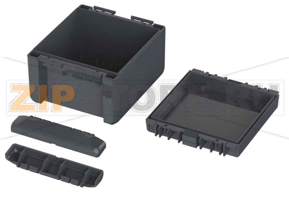 Корпус, 151x125x90 мм, поликарбонат UL 94 V0, одноцветный Bopla B 141309 PC-V0 7024 