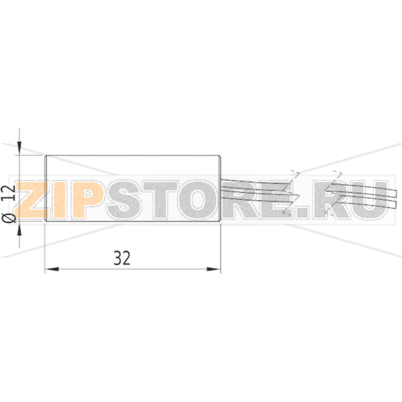Модуль лазерный, красный, 5 МВт Picotronic LE650-5-3(12x32)10DEG 