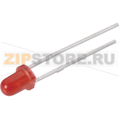 Светодиод круглый, желтый, 3 мм, 200 мкд, 40°, 20 мА, 2 В Everlight Opto 204-10UYD/S530-A3 