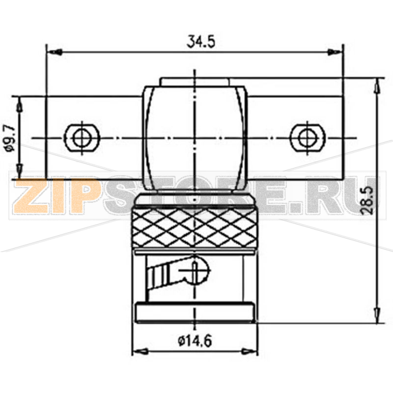 Разъем BNC, 1 шт Telegärtner J01005A1238 