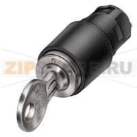 ПЕРЕКЛЮЧАТЕЛЬ ДИАМ. 16MM ЗАМОК CES, I-0-II С ФИКСАЦИЕЙ КЛЮЧ ВЫНИМАЕТСЯ В ПОЗИЦИЯХ I+0+II Siemens 3SB2000-4PC01