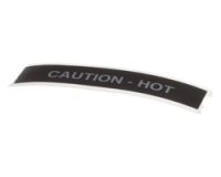 CAUTION HOT LABEL