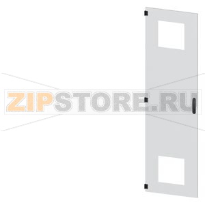 SIVACON, door, left, with cutout for filter fan, with ventilation openings H: 2200 mm, W: 600 mm, RAL 7035, Protection class 1 Siemens 8MF1260-2UT15-3BA2 