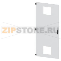 SIVACON, door, left, with cutout for filter fan, with ventilation openings H: 2200 mm, W: 900 mm, RAL 7035, Protection class 1 Siemens 8MF1290-2UT15-3BA2