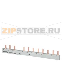 ШИНА ШТИФТОВОГО ТИПА БЕЗОПАСНАЯ ДЛЯ ПРИКОСНОВЕНИЯ 10КВ.ММ 3-ФАЗ./N+8-ФАЗ. Siemens 5ST3624