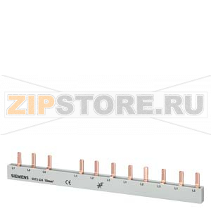 ШИНА ШТИФТОВОГО ТИПА БЕЗОПАСНАЯ ДЛЯ ПРИКОСНОВЕНИЯ 10КВ.ММ 3-ФАЗ./N+8-ФАЗ. Siemens 5ST3624 