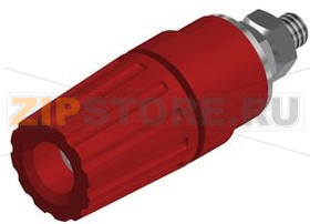 Разъем 4 мм, красный Hirschmann PKI 110 RED 