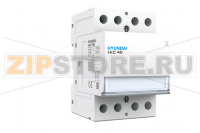 Контактор модульный 40 А, 4 полюса, 3 модуля, 2НО+2НЗ, 24 В/AC Hyundai Electric HIC4022NSX024C