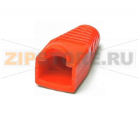 Hyperline BOOT-RD-10 Изолирующий колпачок для разъемов RJ-45, красный (10 шт.)