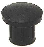 PIEDINO IN GOMMA ø 12 mm PERNO ø 8 mm
