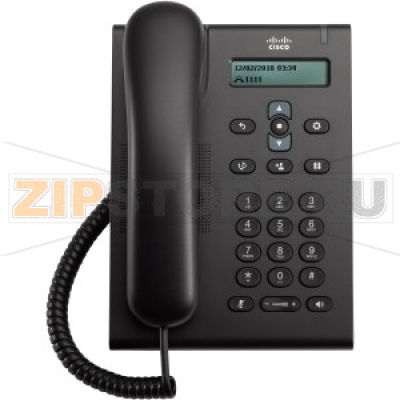 IP-телефон 2xFE (PoE), 1xSIP, 128х32 пкс Cisco CP-3905= 
