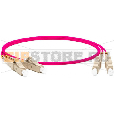 патч-корд волоконно-оптический (шнур) MM 50/125(OM4), LC-LC, duplex, LSZH, 1 м 