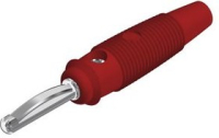 Разъем лабораторный 4 мм, красный Hirschmann VQ 30 RED