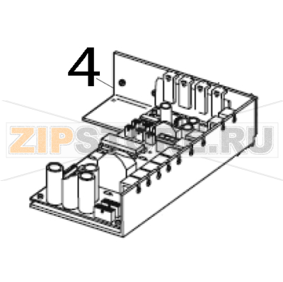 Kit DC Power supply PCB RH Zebra 170PAX4 Kit DC Power supply PCB RH Zebra 170PAX4Запчасть на деталировке под номером: 4