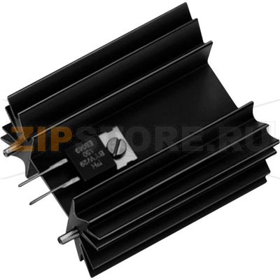 Радиатор 4 К/Вт, 50x42x25 мм, TO-220, SOT-32 Fischer Elektronik SK 129 50,8 STS 