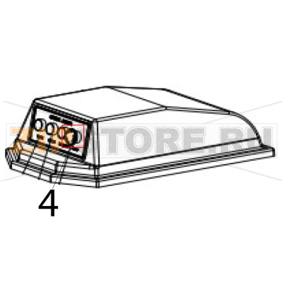 Stop button Hurakan HKN-20SN2V Stop button Hurakan HKN-20SN2VЗапчасть на деталировке под номером: 4