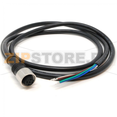 Кабель 1.5 м MOXA CBL-M12FF5PF9-BK-150-IP67 