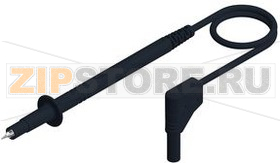 Щуп тестовый 1 м, черный Hirschmann PL 2600 SIL S WS BLACK 