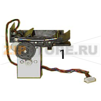 Presenter module complete with motor and sensor, cable Zebra TTP 1030 Presenter module complete with motor and sensor, cable Zebra TTP 1030Запчасть на деталировке под номером: 1