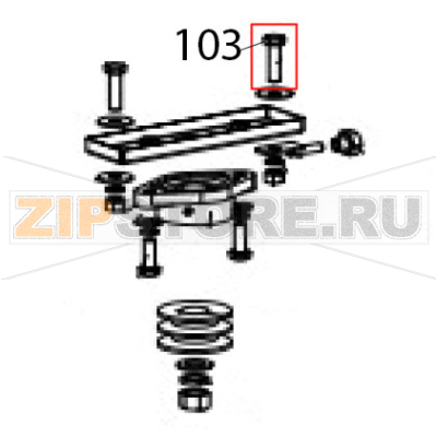 Hexagon bolts Hurakan HKN-20SN2V Hexagon bolts Hurakan HKN-20SN2VЗапчасть на деталировке под номером: 103