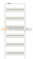 Маркировочная карта WMB; в картах; МАРКИРОВАНО; L1 (100x); not stretchable; Горизонтальная маркировка; с креплением на защелке; белые Wago 793-574