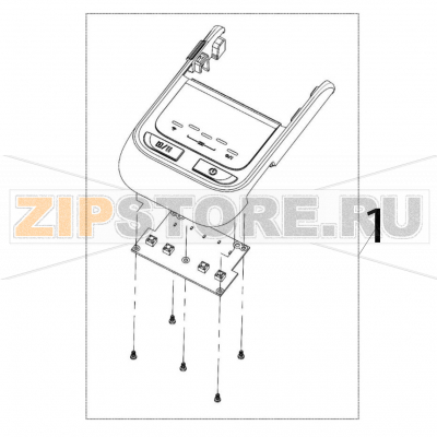 Top cover assembly (LED) TSC TDM-20 Top cover assembly (LED) TSC TDM-20Запчасть на деталировке под номером: 1